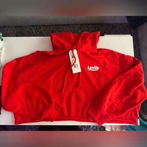 Brand new tags present Levi’s red cropped sweater